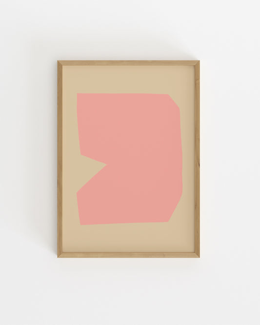 Pink Abstract Printable Wall Art | Digital Download printable wall art by Paperhus