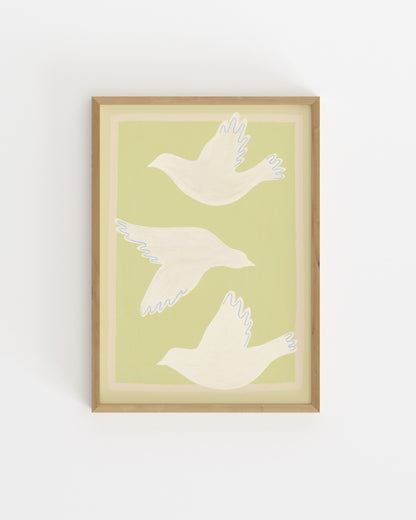 Three Birds Printable Wall Art | Digital Download printable wall art by Paperhus