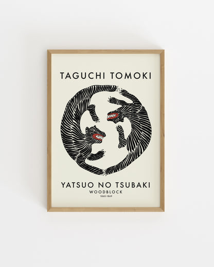 Yatsuo No Tsubaki Printable Wall Art | Digital Download printable wall art by Paperhus