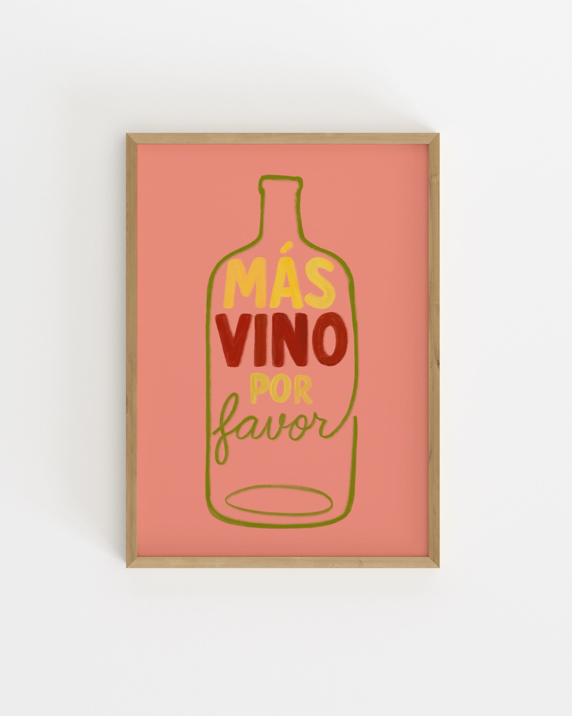 Vino Illustration Printable Wall Art | Digital Download printable wall art by Paperhus