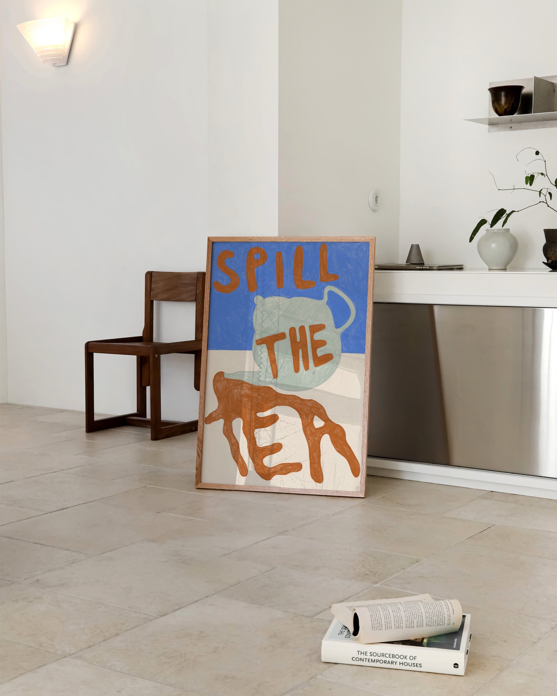 Spill The Tea Print- Wall Art -Paperhus- Printable wall art - Instant downloads - DIY home decor -Paperhus
