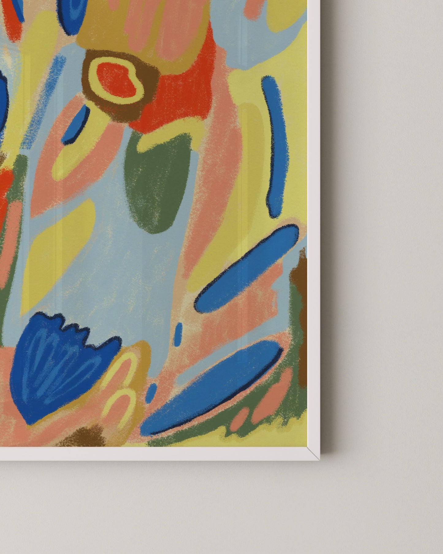 Colourful Pop Print | Eclectic Abstract Art