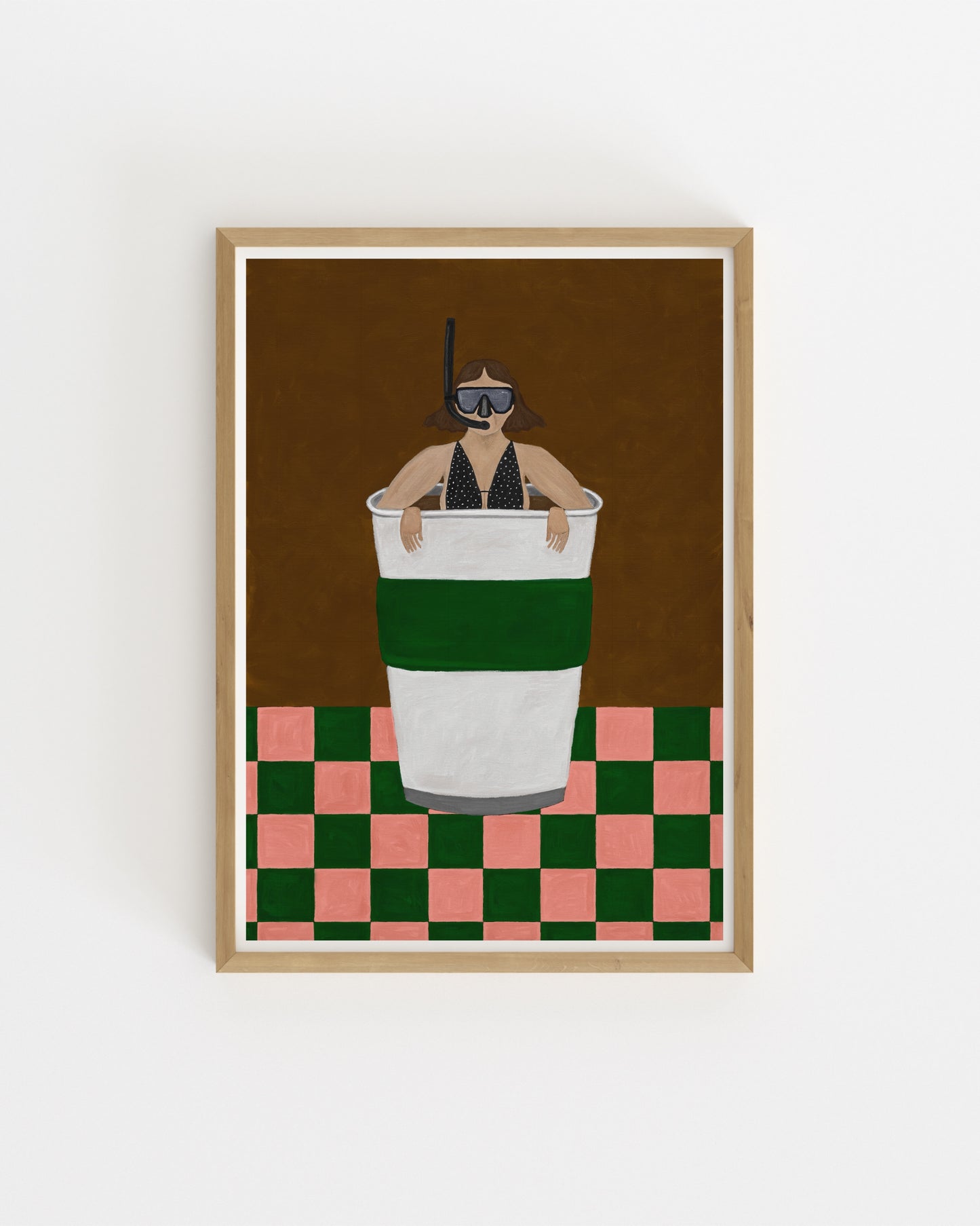 Coffee Illustration Printable Wall Art | Digital Download printable wall art by Paperhus