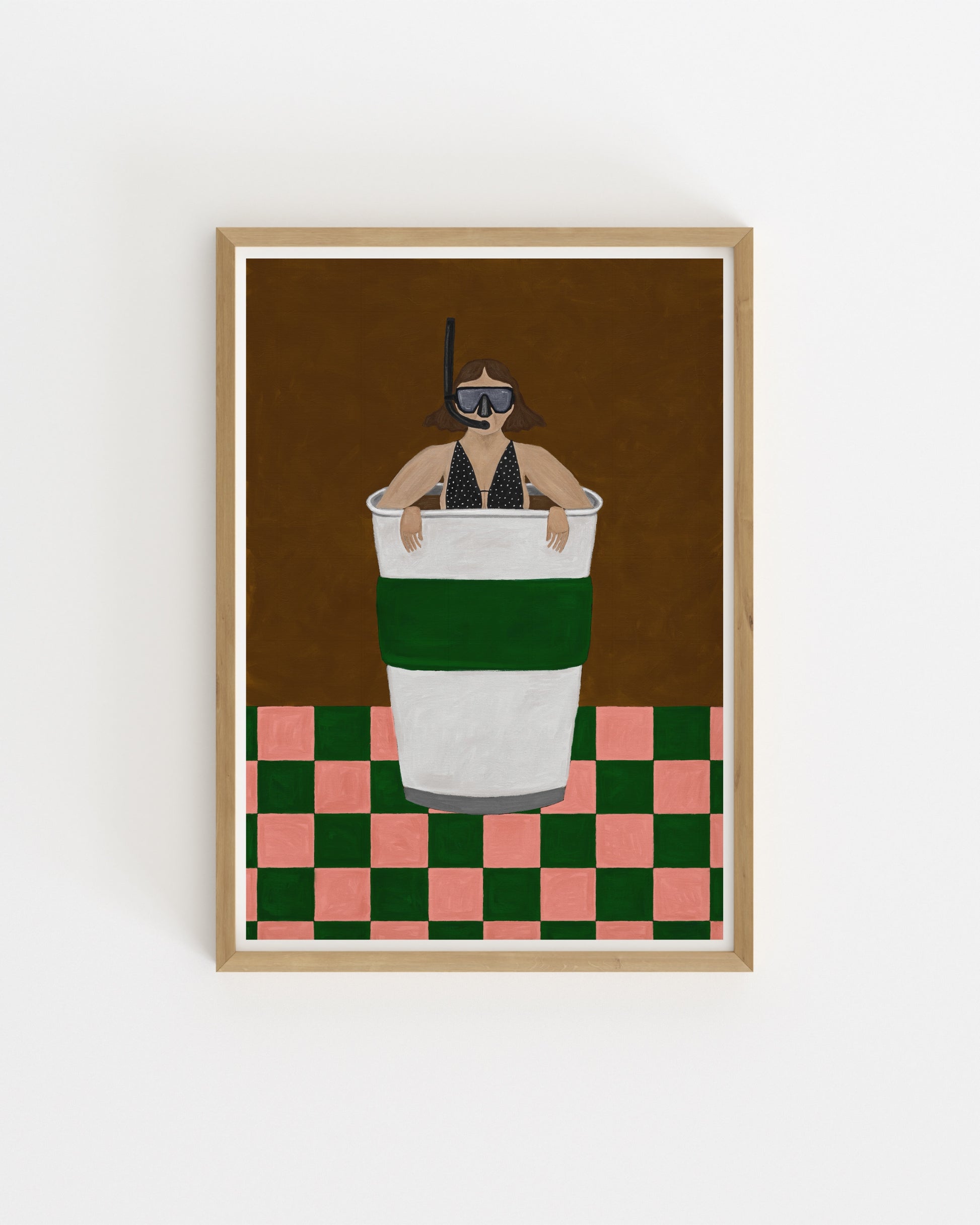 Coffee Illustration Printable Wall Art | Digital Download printable wall art by Paperhus