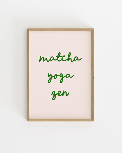 Matcha Illustration Printable Wall Art | Digital Download printable wall art by Paperhus