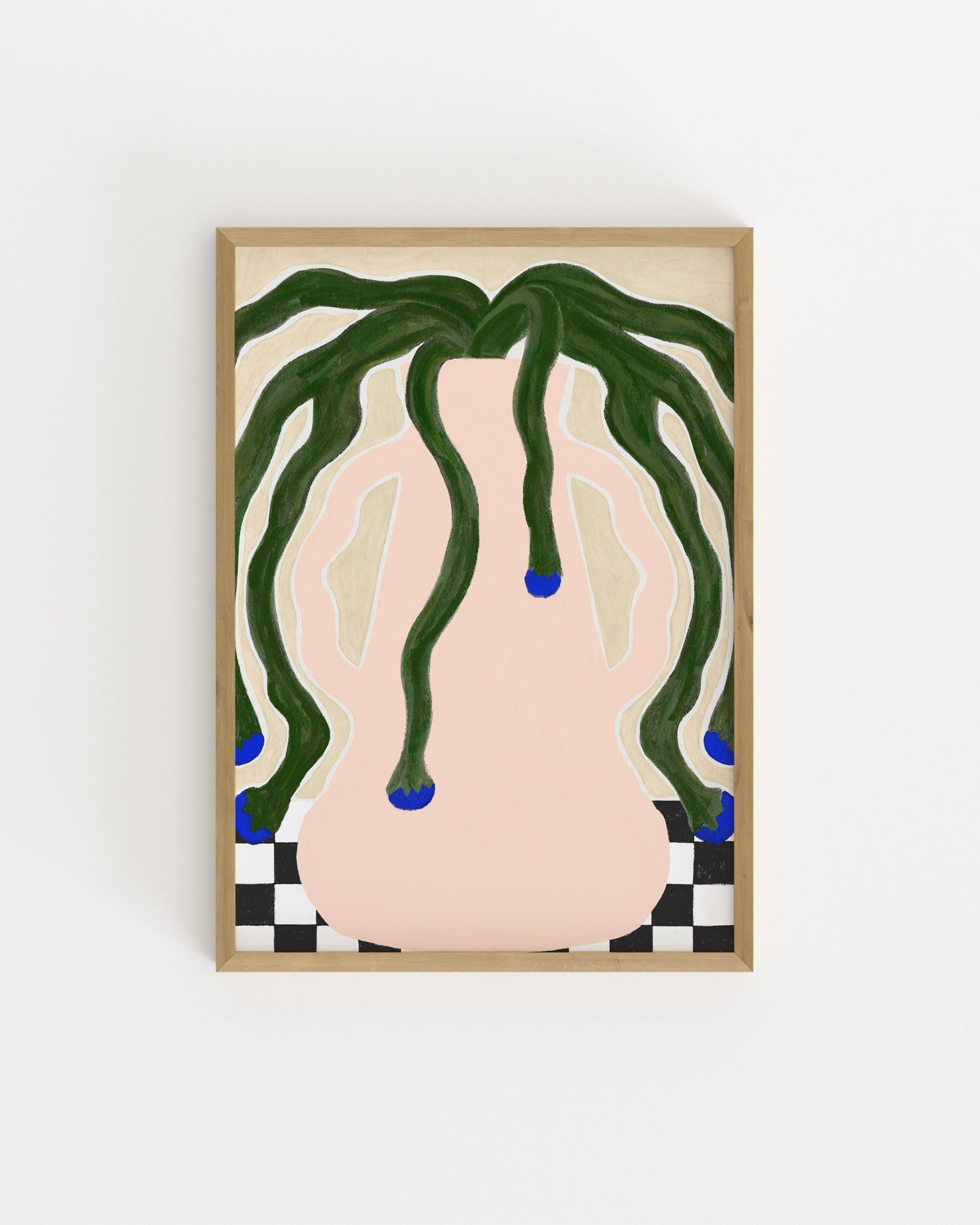 Pink Vase Printable Wall Art | Digital Download printable wall art by Paperhus