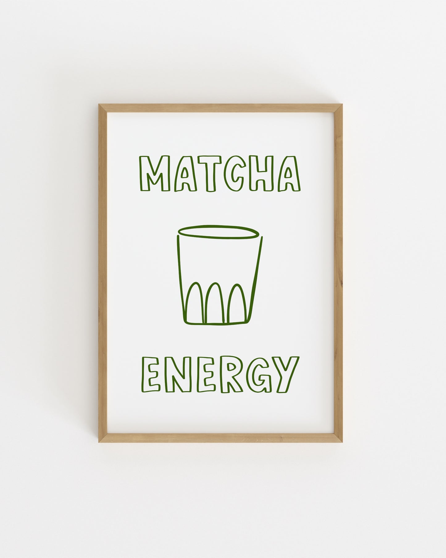 Matcha Illustration Printable Wall Art | Digital Download printable wall art by Paperhus