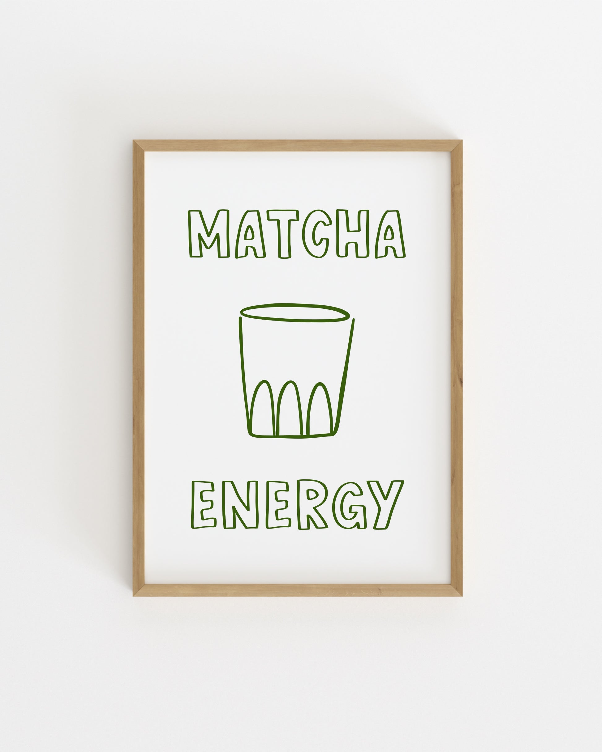 Matcha Illustration Printable Wall Art | Digital Download printable wall art by Paperhus