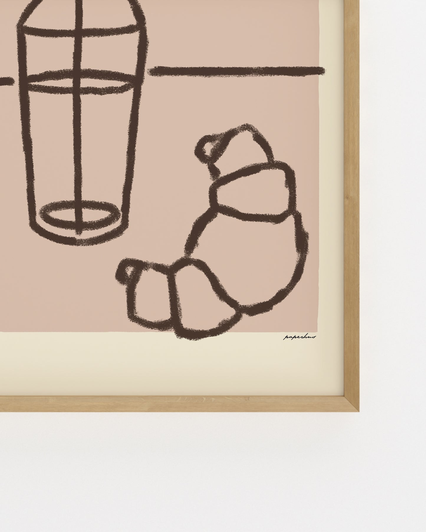 The Tabletop. Iced Latte