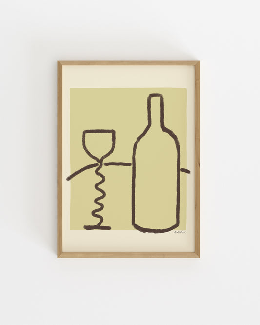 The Tabletop. Wine For one