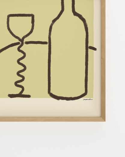 The Tabletop. Wine For one