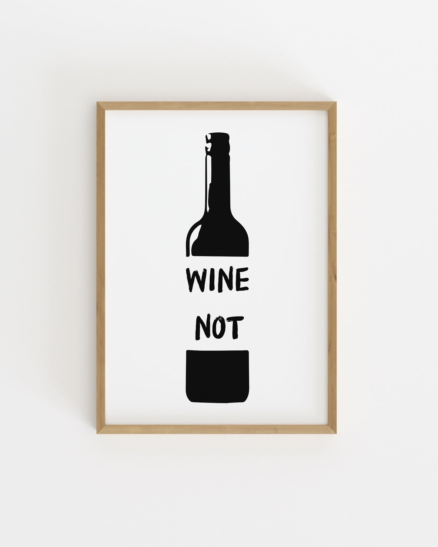 Wine Illustration Printable Wall Art | Digital Download printable wall art by Paperhus