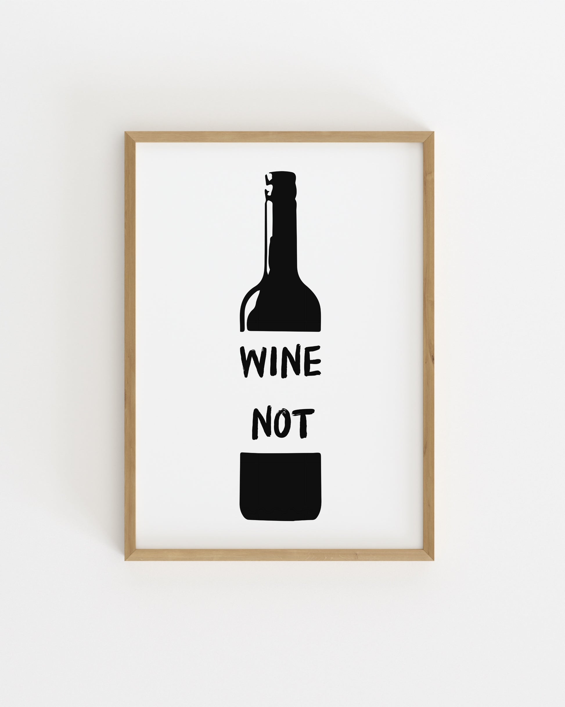 Wine Illustration Printable Wall Art | Digital Download printable wall art by Paperhus