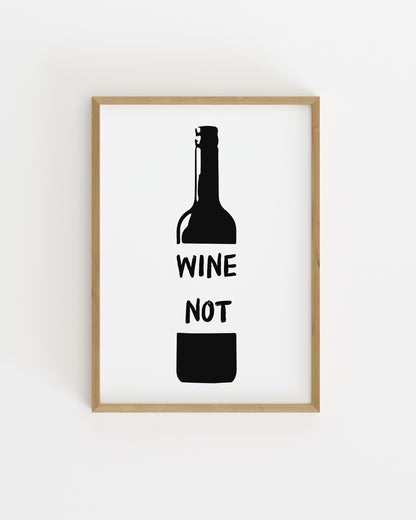 Wine Illustration Printable Wall Art | Digital Download printable wall art by Paperhus