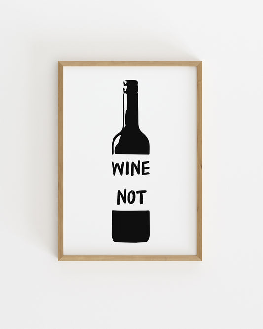 Wine Illustration Printable Wall Art | Digital Download printable wall art by Paperhus