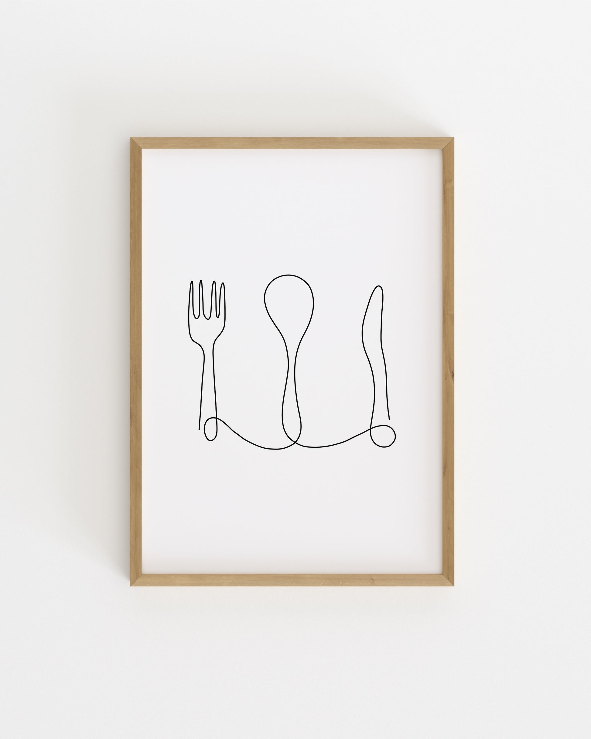 Knife & Fork Printable Wall Art | Digital Download printable wall art by Paperhus