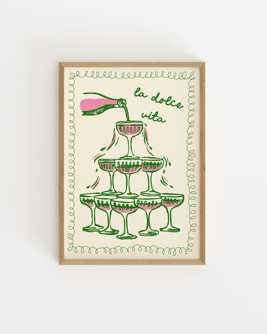 La Dolce Vita Printable Wall Art | Digital Download printable wall art by Paperhus