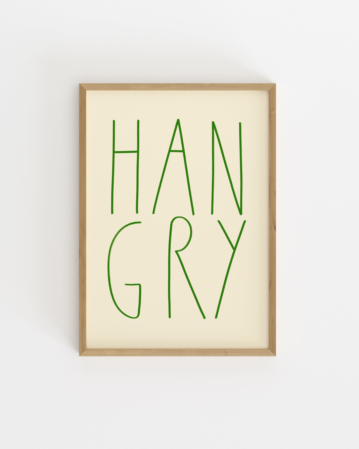 Hangry Printable Wall Art | Digital Download printable wall art by Paperhus