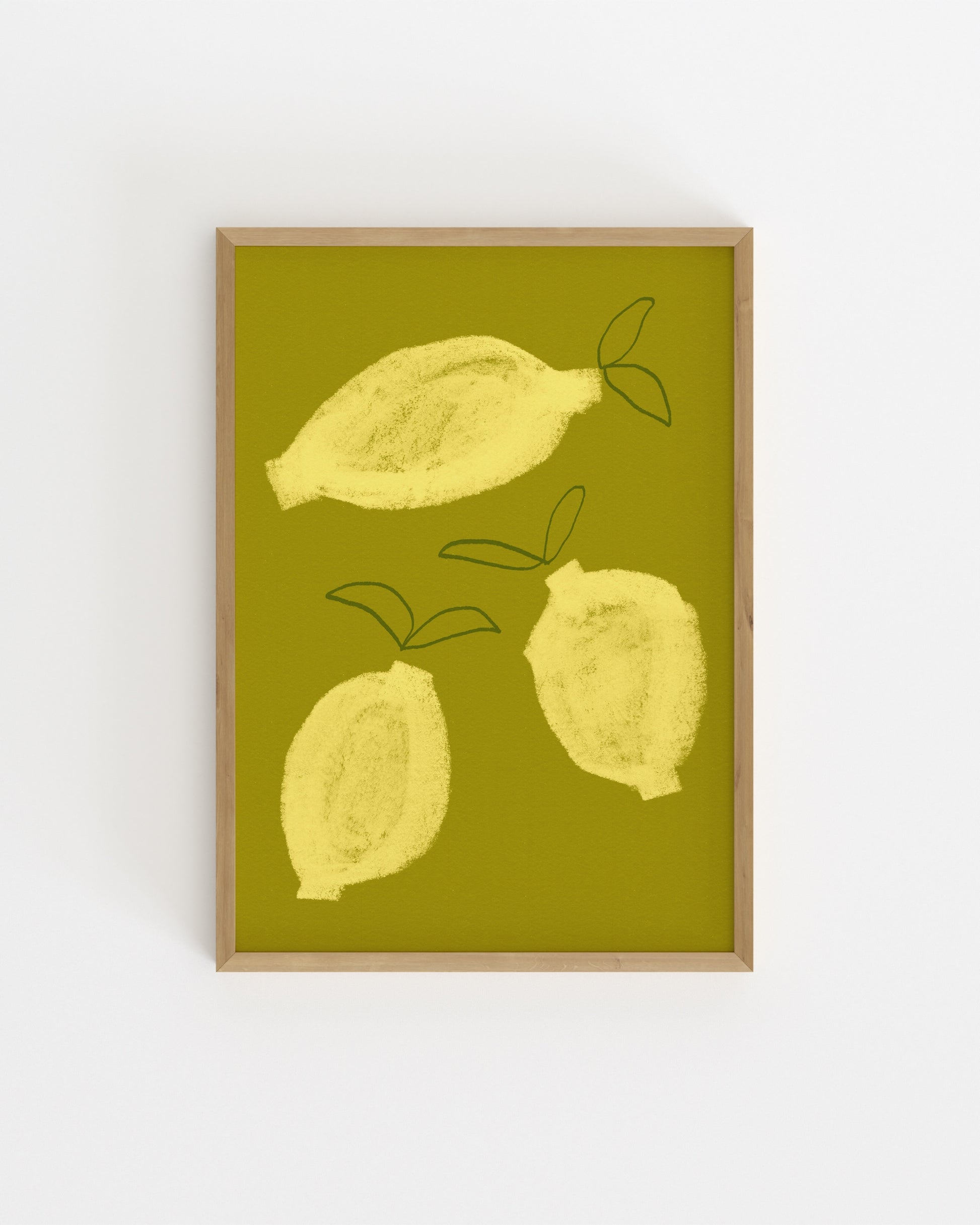 Lemon Illustration Printable Wall Art | Digital Download printable wall art by Paperhus