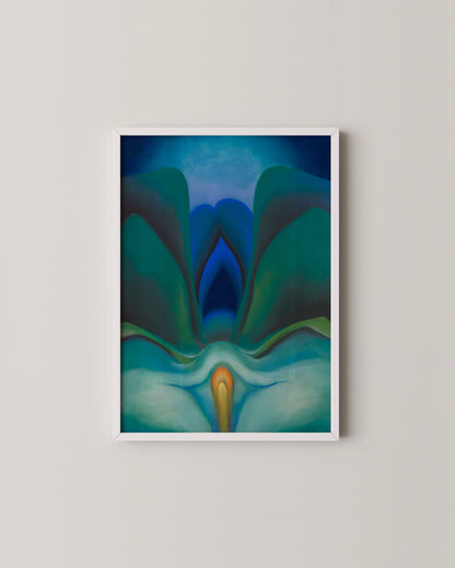 Blue Flower Print- Wall Art -Paperhus- Printable wall art - Instant downloads - DIY home decor -Paperhus