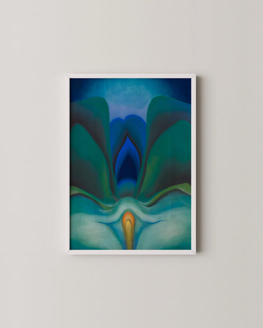 Blue Flower Print- Wall Art -Paperhus- Printable wall art - Instant downloads - DIY home decor -Paperhus