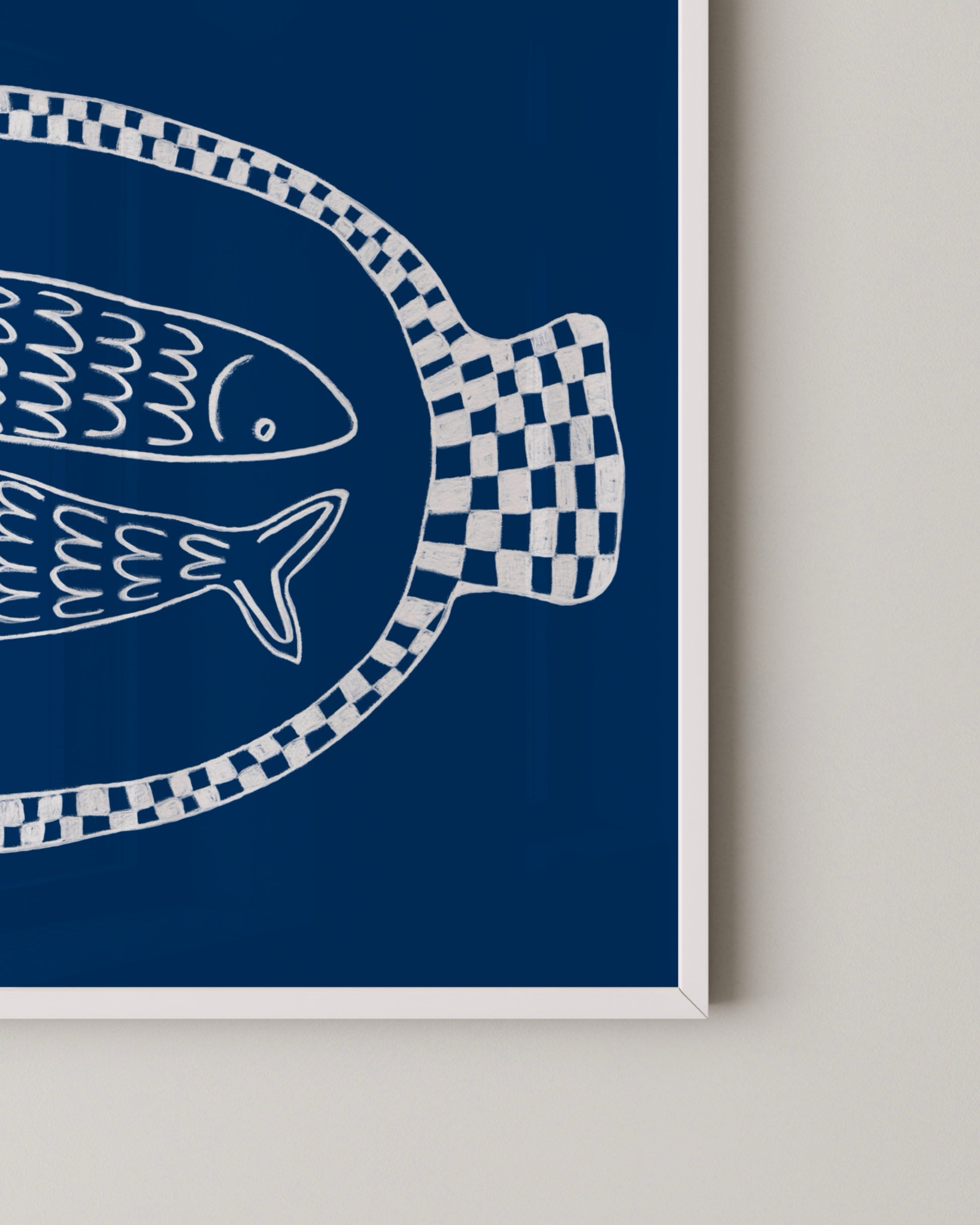 Fish Platter Print- Wall Art -Paperhus- Printable wall art - Instant downloads - DIY home decor -Paperhus