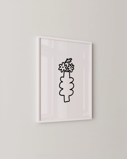 Vase Line Print- Wall Art -Paperhus- Printable wall art - Instant downloads - DIY home decor -Paperhus