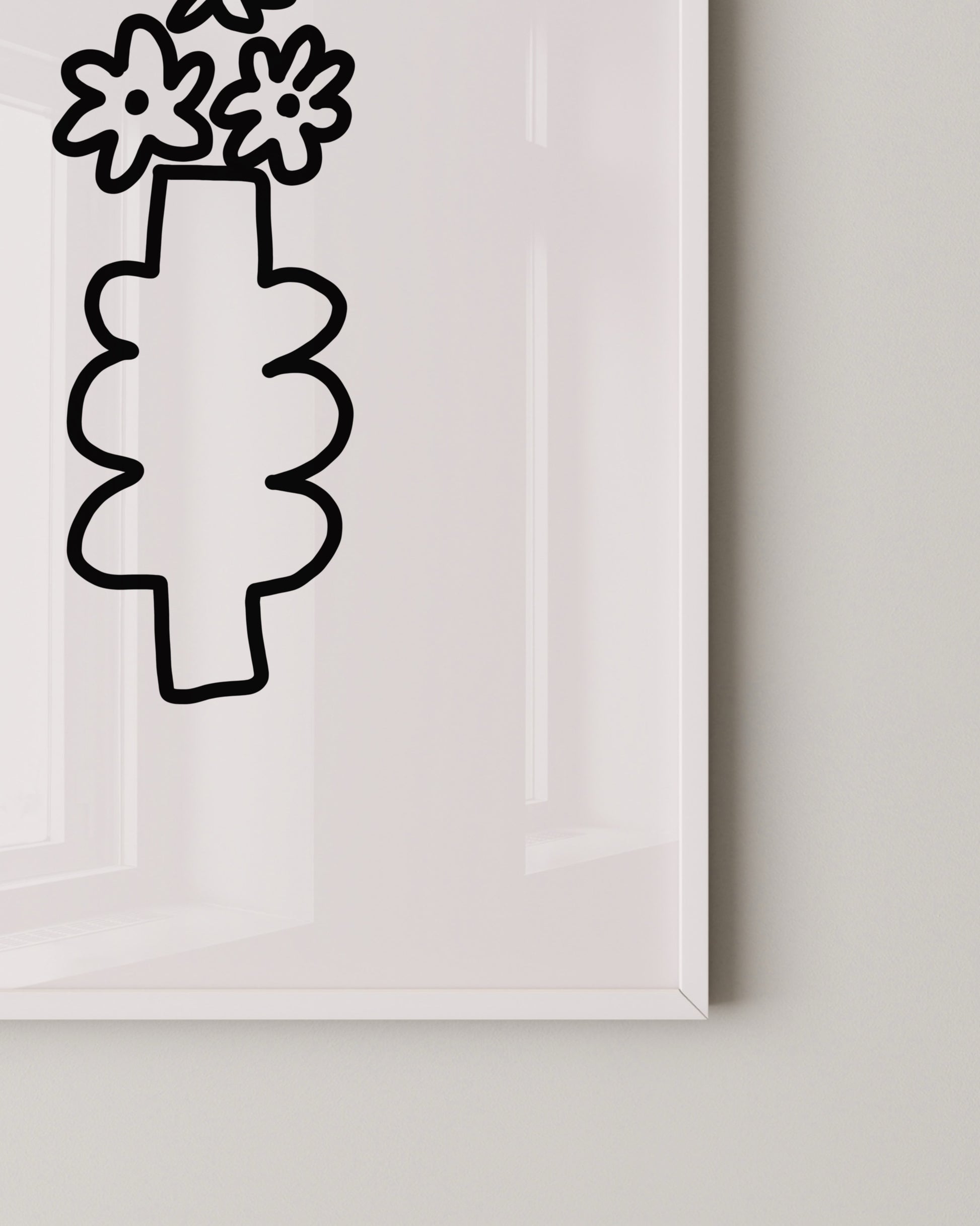 Vase Line Print- Wall Art -Paperhus- Printable wall art - Instant downloads - DIY home decor -Paperhus