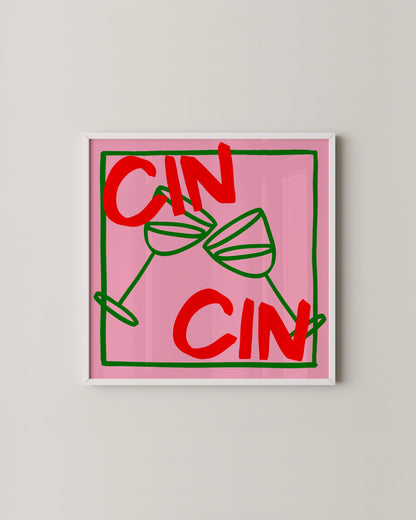 Cin Cin Print- Wall Art -Paperhus- Printable wall art - Instant downloads - DIY home decor -Paperhus