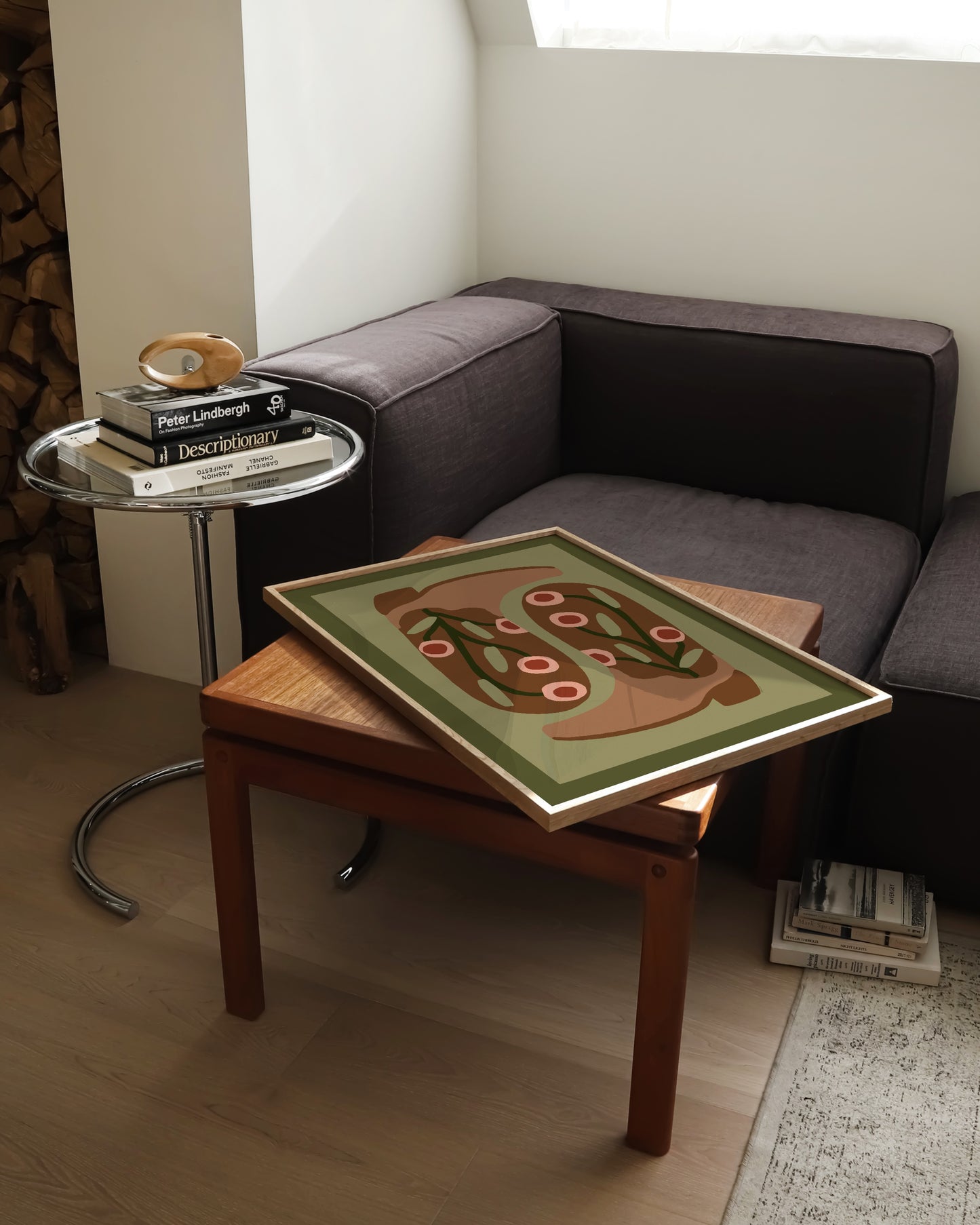 Western Boots Print | Retro Cowgirl Art in Earthy Tones