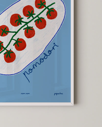 Pomodori Print | Tomato Still Life Art