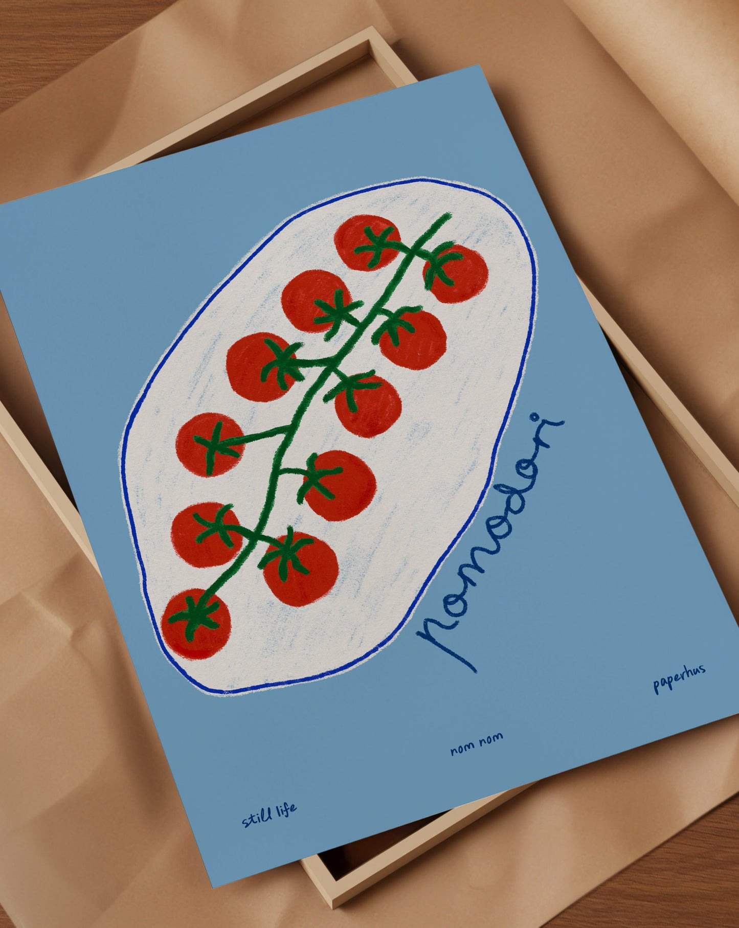 Pomodori Print | Tomato Still Life Art