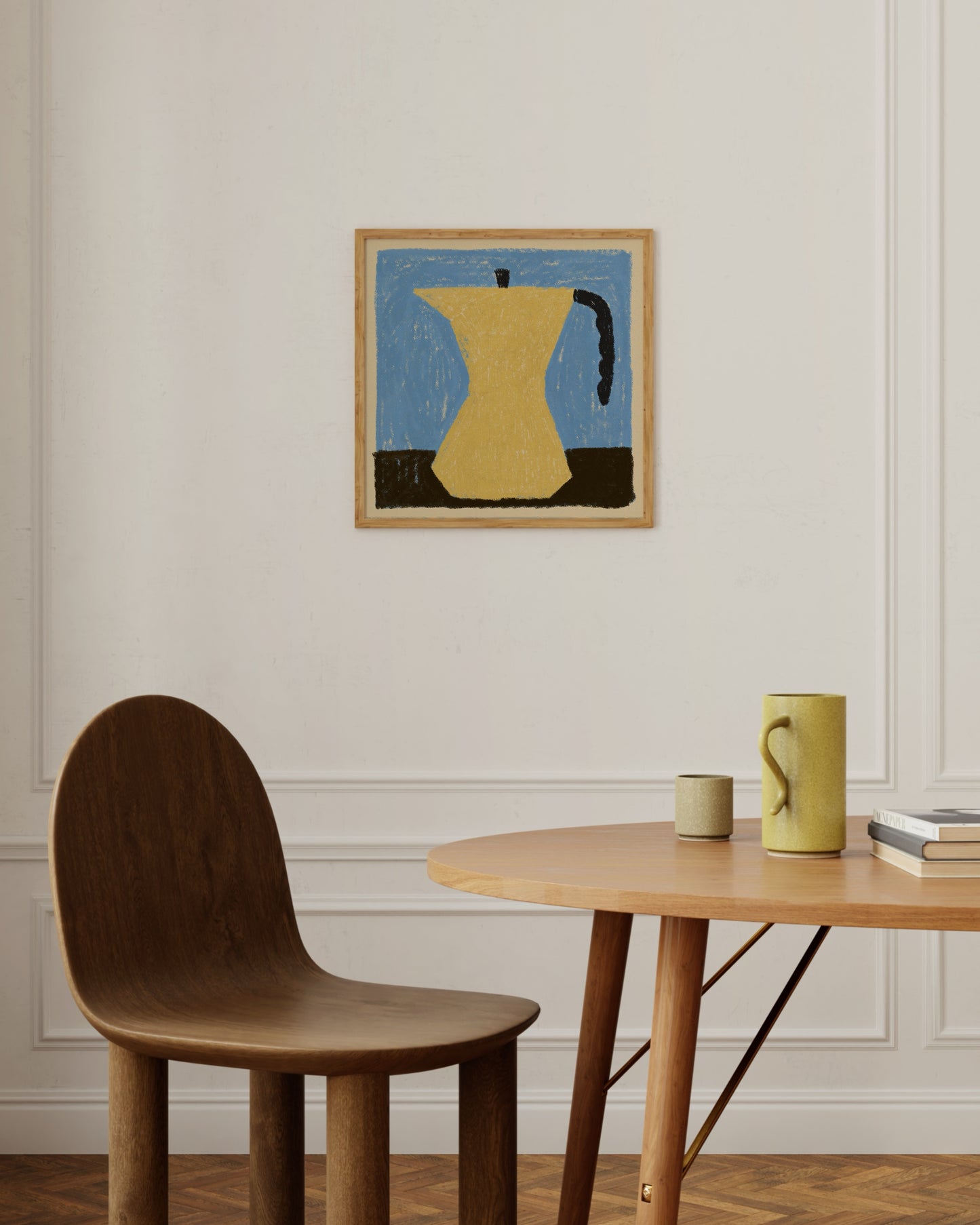 Square Edit. Moka Pot printable wall art by Paperhus