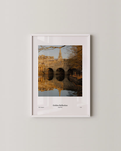 Golden Reflection | Bath England Photography Print
