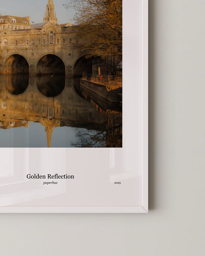 Golden Reflection | Bath England Photography Print