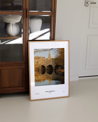 Golden Reflection | Bath England Photography Print