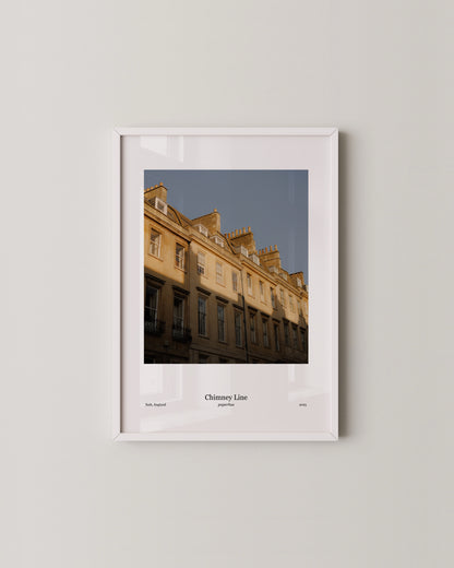 Chimney Line | Bath Architecture Photography Print