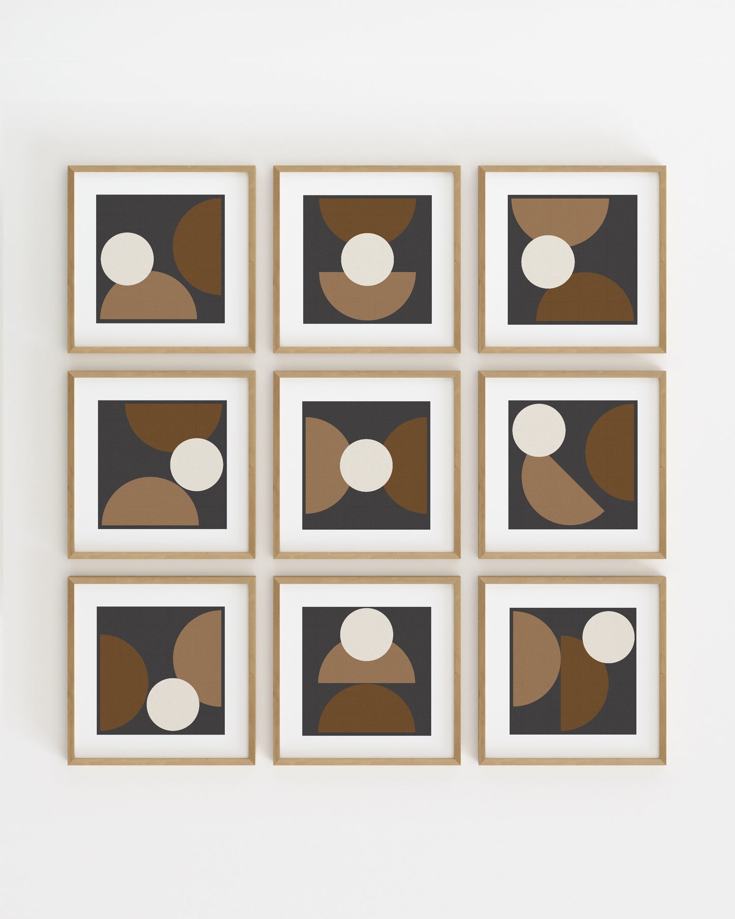 Square. Set printable wall art by Paperhus