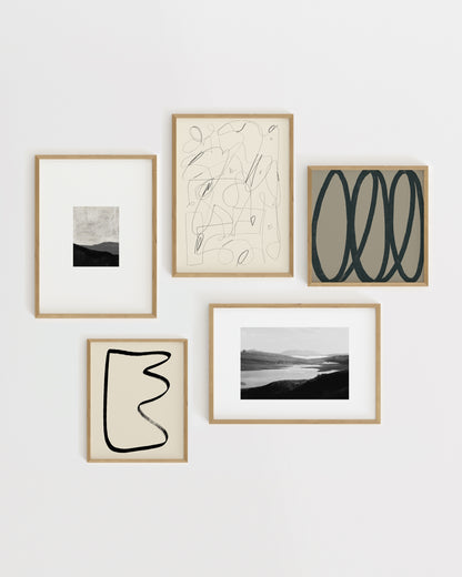 Gallery Printable Wall Art Set | Digital Download printable wall art by Paperhus