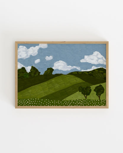 Landscape Printable Wall Art | Digital Download printable wall art by Paperhus
