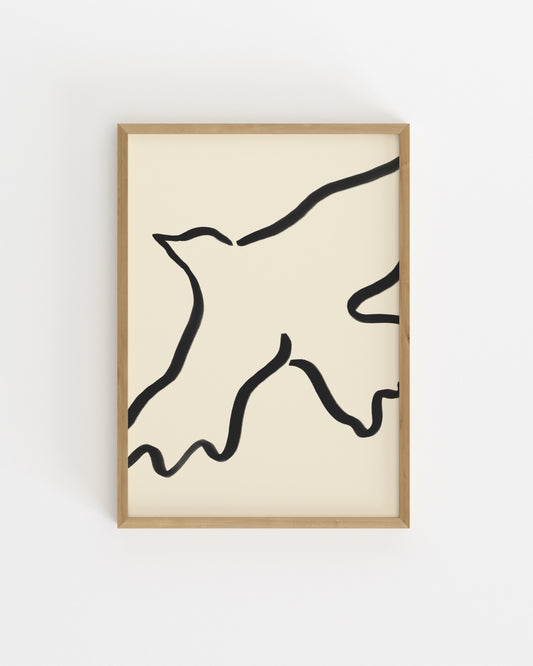 Bird Line Printable Wall Art | Digital Download printable wall art by Paperhus