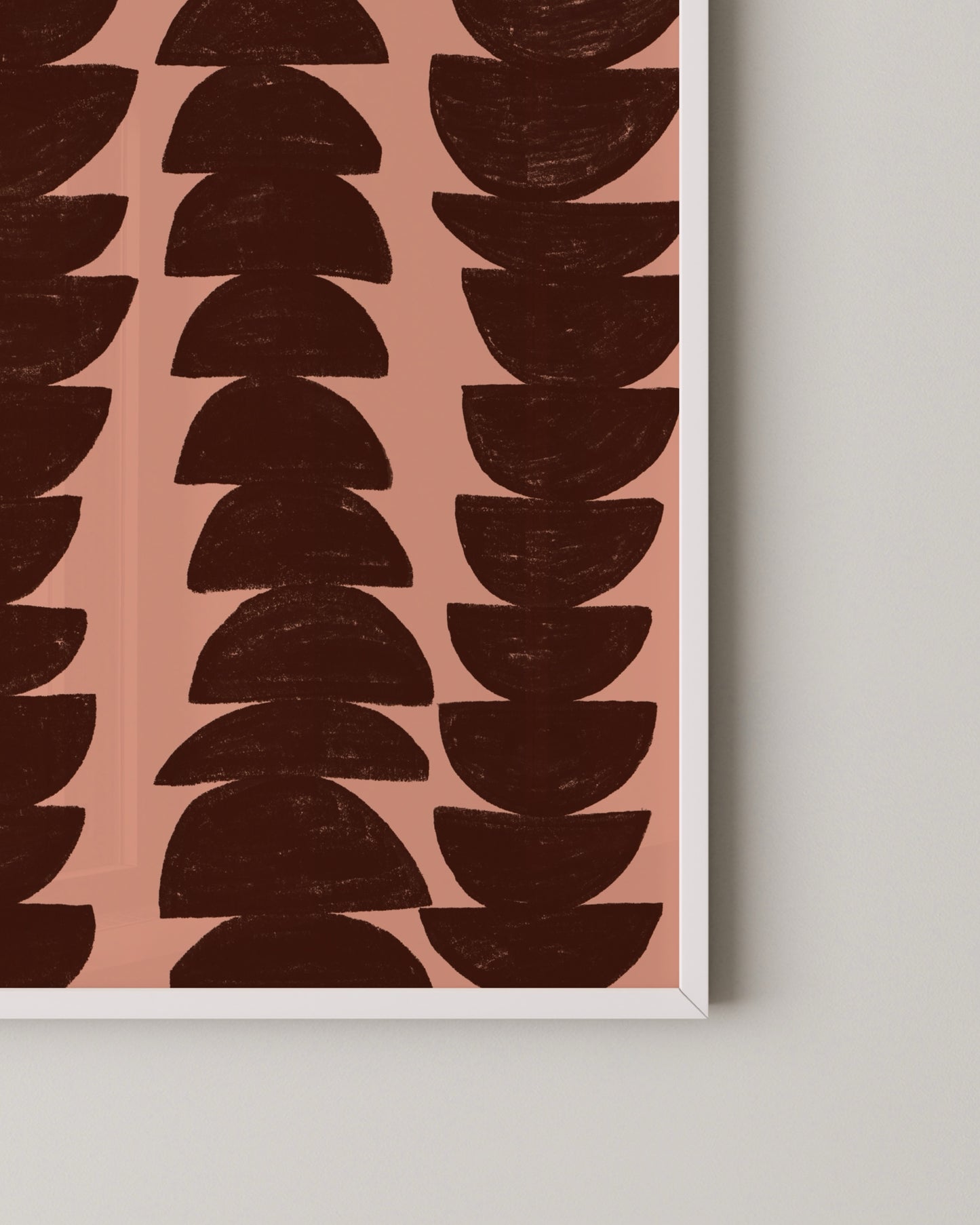 Pink & Burgundy Abstract Art | Modern Abstract Wall Art