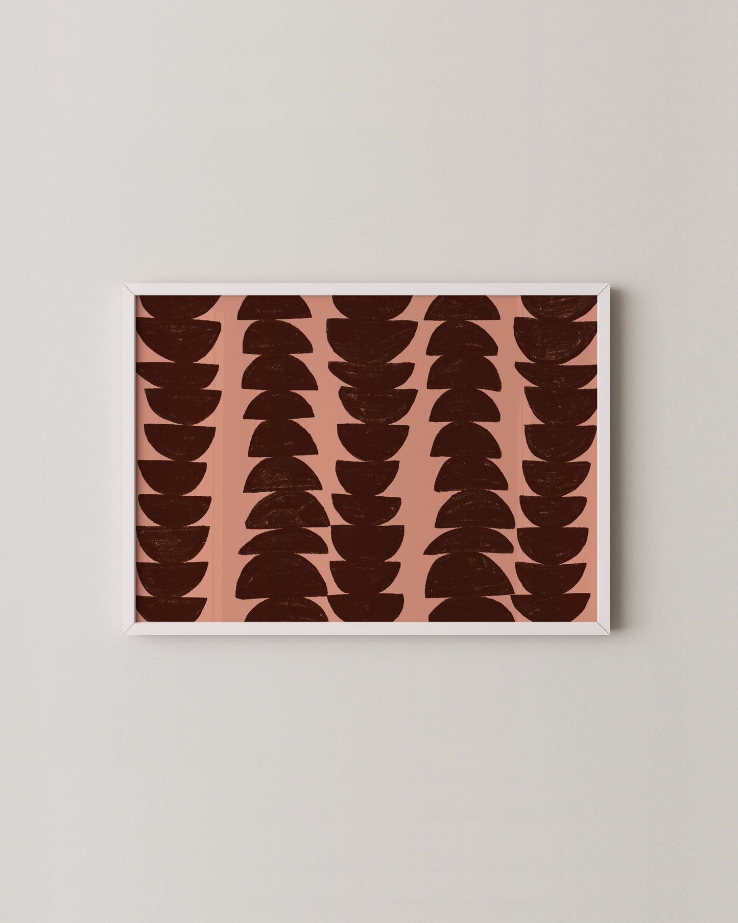 Pink & Burgundy Abstract Art | Modern Abstract Wall Art