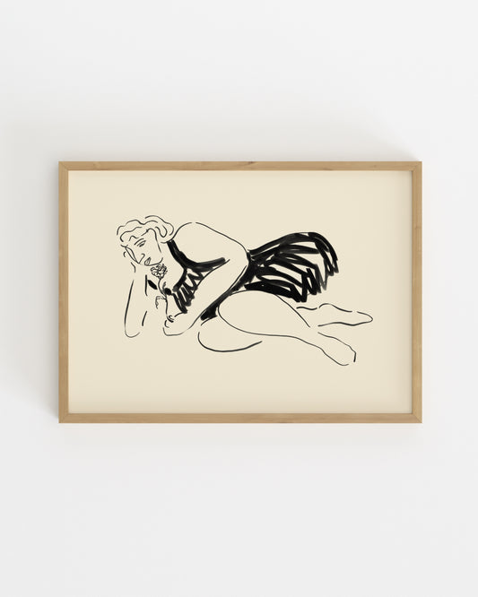 Figurative Sketch Printable Wall Art | Digital Download printable wall art by Paperhus