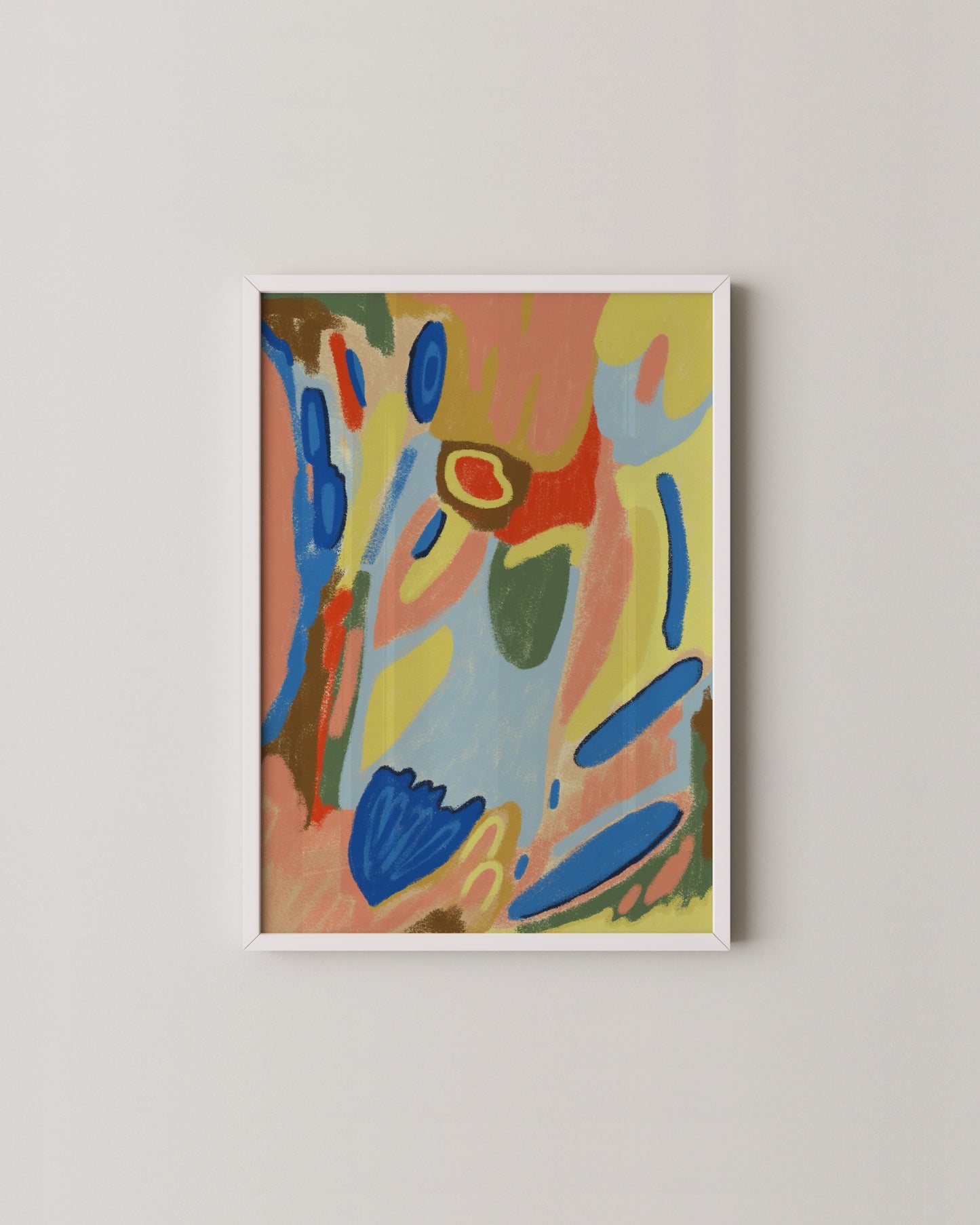 Color Study Gallery Wall | Modern Abstract Art Set