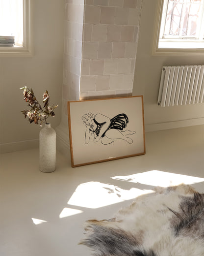 Figurative Sketch Printable Wall Art | Digital Download printable wall art by Paperhus