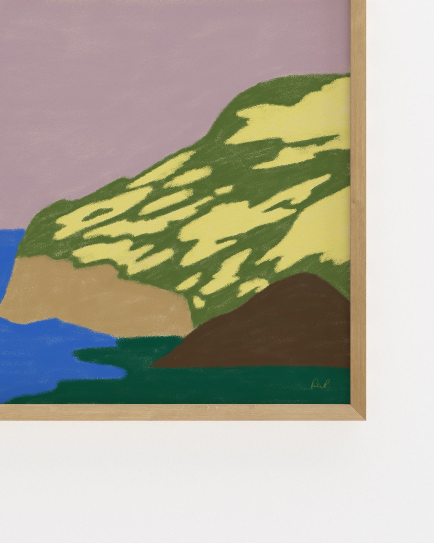 Soft Seasons. Green Cliffs