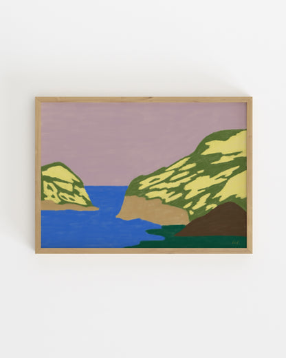 Soft Seasons. Green Cliffs