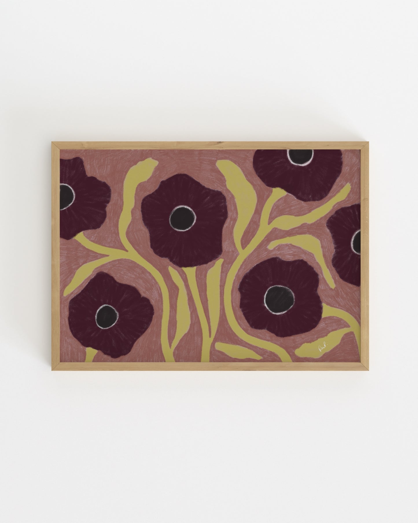 Soft Seasons. Plum Poppies