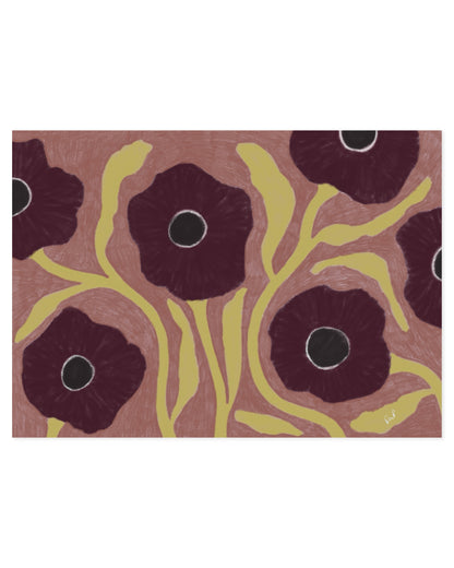 Soft Seasons. Plum Poppies